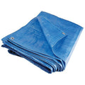 Pachet 1+1 prelata cu inele 80 g/mp, 3x4 m, albastru