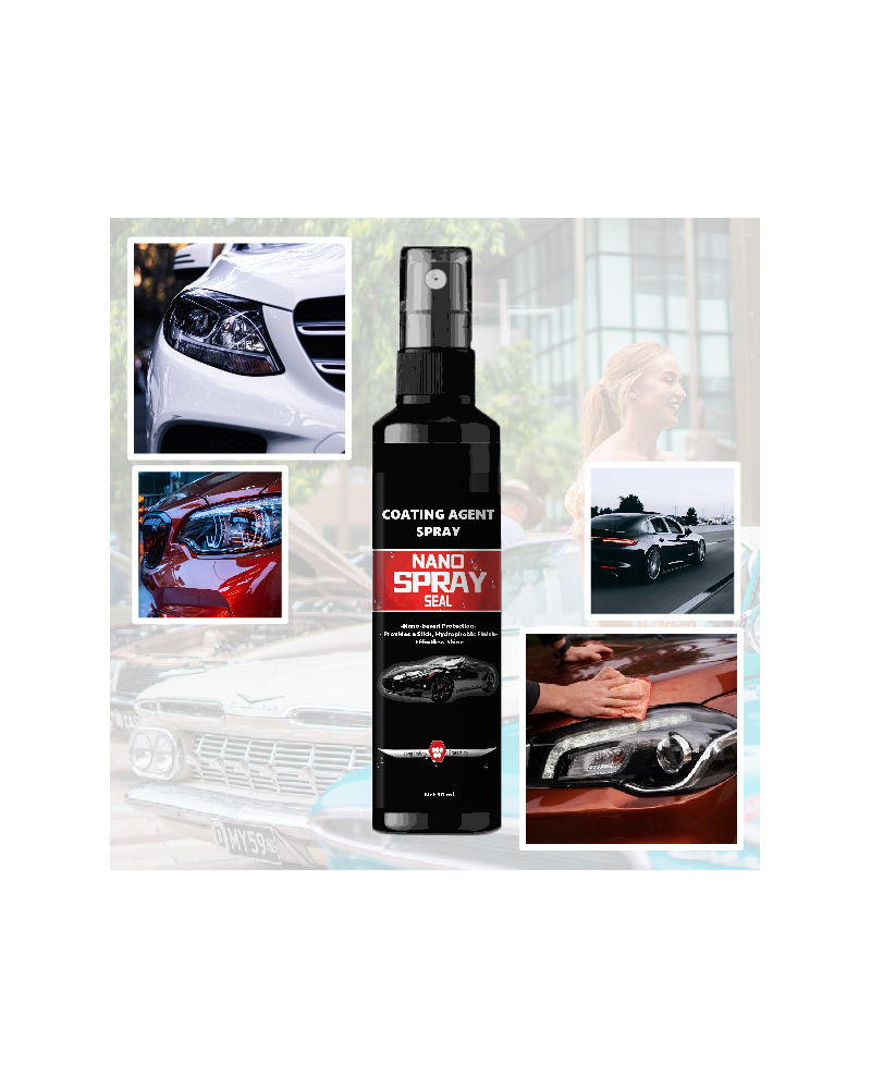 2 x Spray Nano pentru masina cu acoperire rapida, 50 ml fiecare