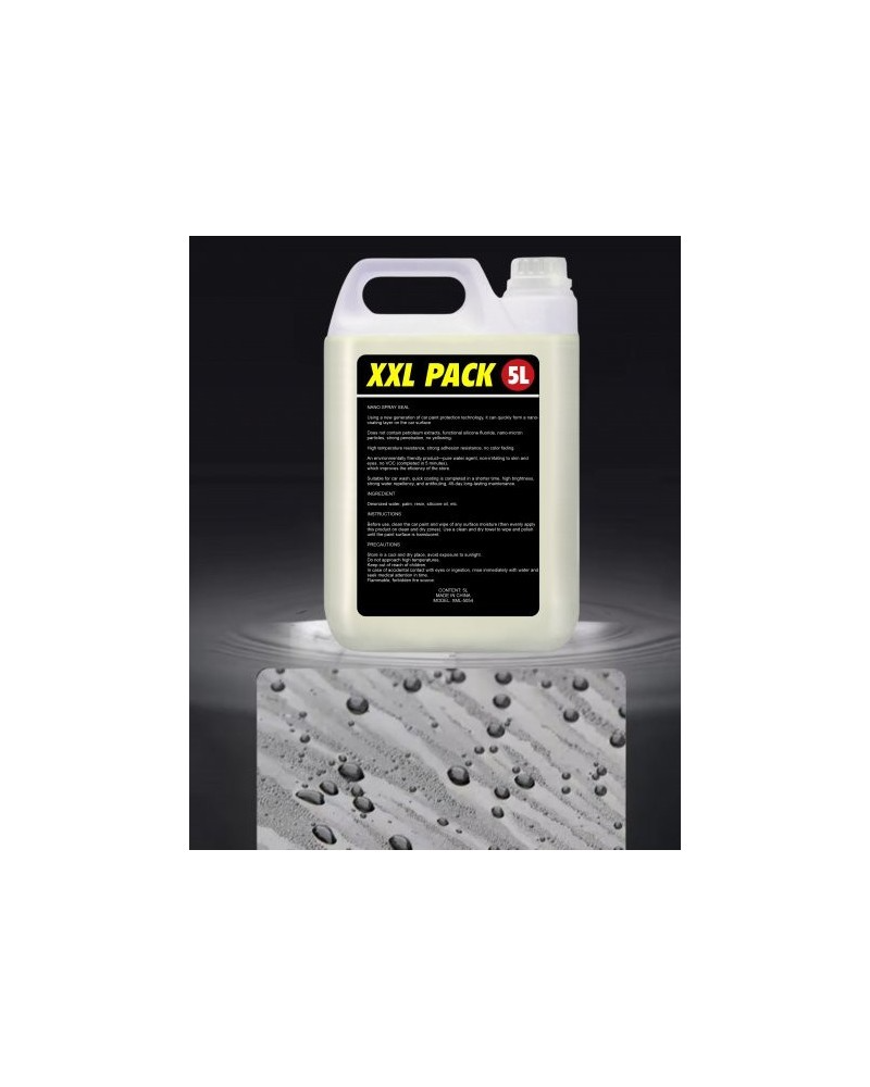 1 x Solutie Nano 5L, pentru masina, cu acoperire rapida + carpa moale + spray cu pulverizator